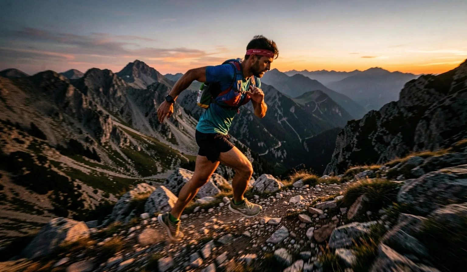 Kinetic movement in the Balkan mountains